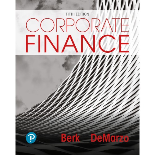 Fundamentals of corporate finance berk test bank